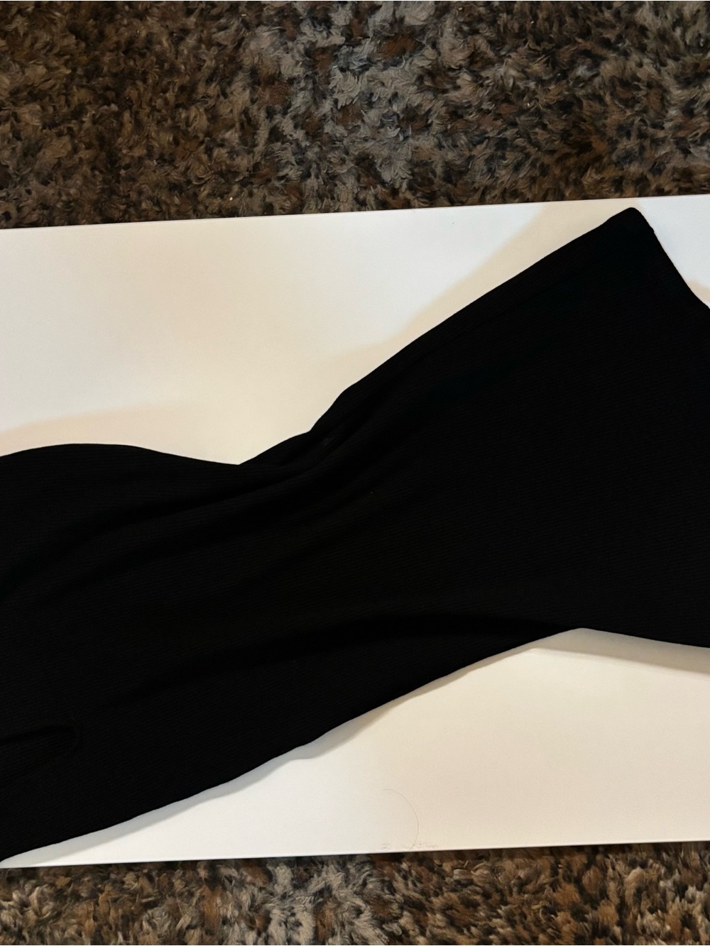 Black Women’s Ribbed Dress - Classic Everyday Style